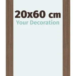 Bilderrahmen 20x60 cm - Nussbaum Dunkel - MDF - Mura