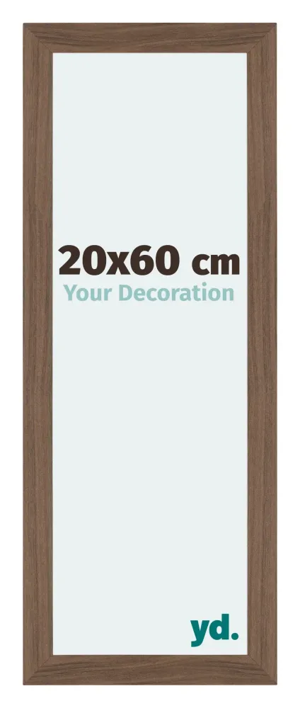 Bilderrahmen 20x60 cm - Nussbaum Dunkel - MDF - Mura
