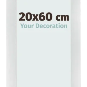 Bilderrahmen 20x60 cm - Silber Matt - MDF - Pisa