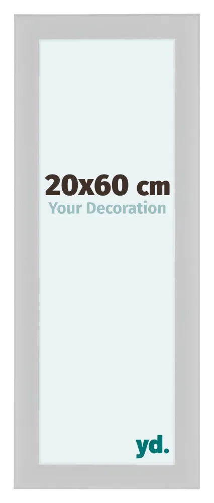 Bilderrahmen 20x60 cm - Weiß Hochglanz - MDF - Como