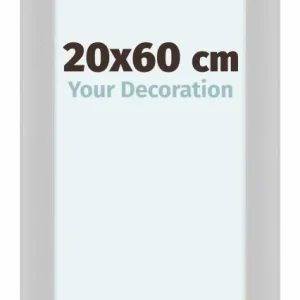 Bilderrahmen 20x60 cm - Weiß Matt - MDF - Como
