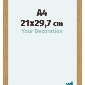 Bilderrahmen A4 - 21x29,7 cm - Buche - MDF - Como