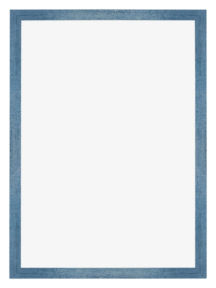 Bilderrahmen A4 - 21x29,7 cm - DIN A4 Hellblau Gewischt - MDF - Mura