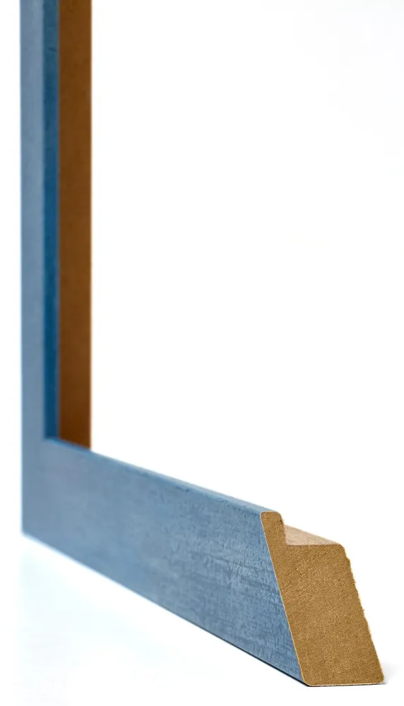 Bilderrahmen A4 - 21x29,7 cm - DIN A4 Hellblau Gewischt - MDF - Mura