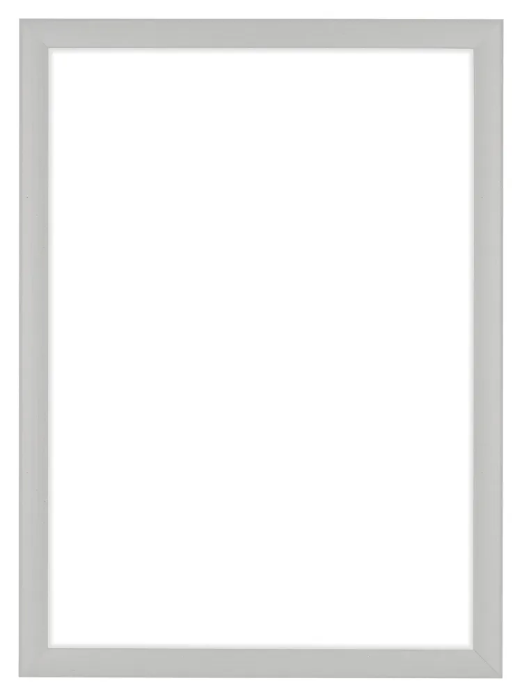 Bilderrahmen A4 - 21x29,7 cm - Weiß Gemasert - MDF - Como