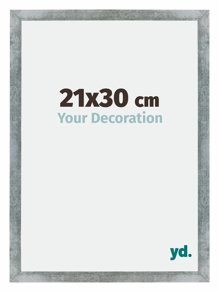Bilderrahmen 21x30 cm - Eisen Gewischt - MDF - Mura