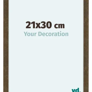 Bilderrahmen 21x30 cm - Gold Antik - MDF - Como