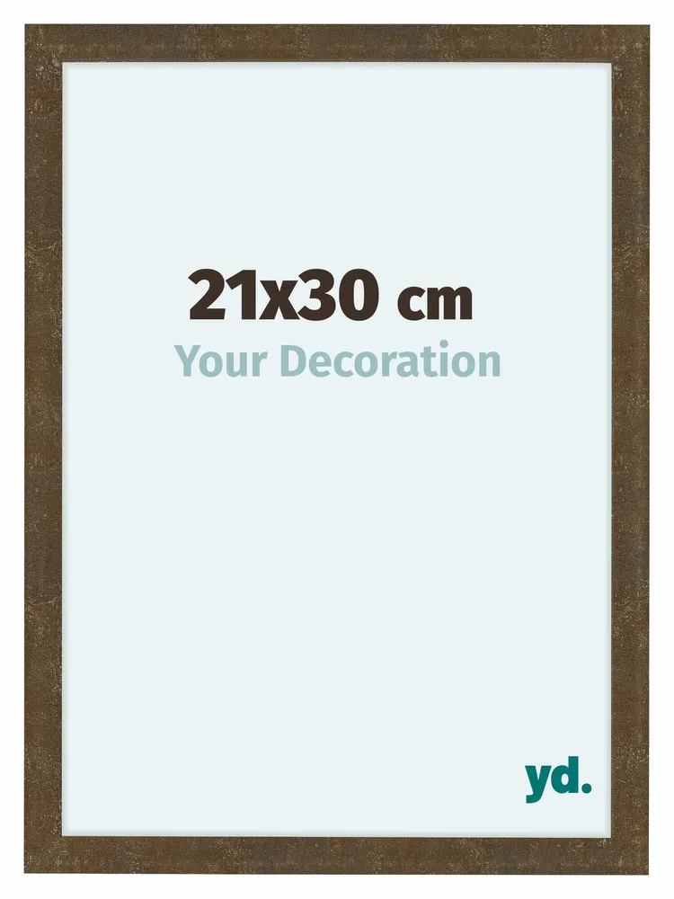 Bilderrahmen 21x30 cm - Gold Antik - MDF - Como
