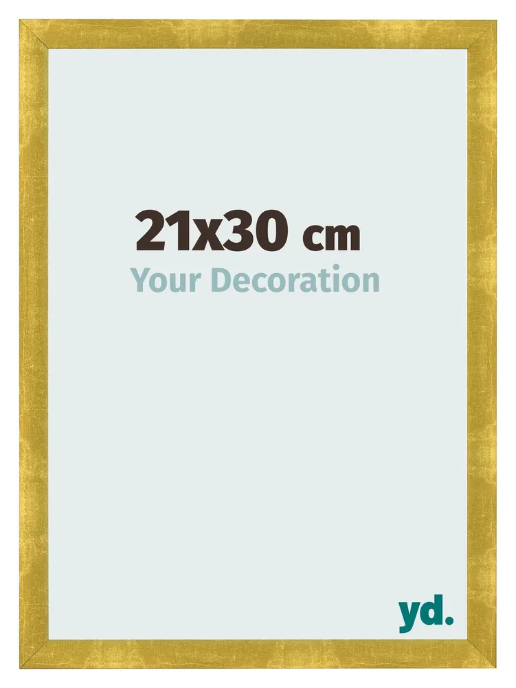 Bilderrahmen 21x30 cm - Gold Vintage - MDF - Pisa