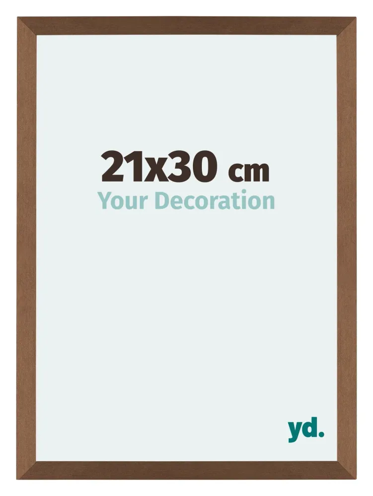 Bilderrahmen 21x30 cm - Kupfer Dekor - MDF - Mura