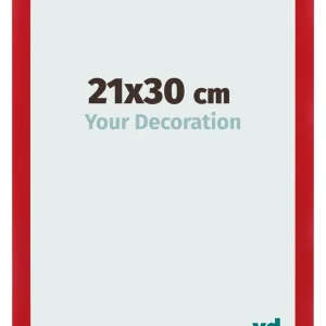 Bilderrahmen 21x30 cm - Rot - MDF - Pisa