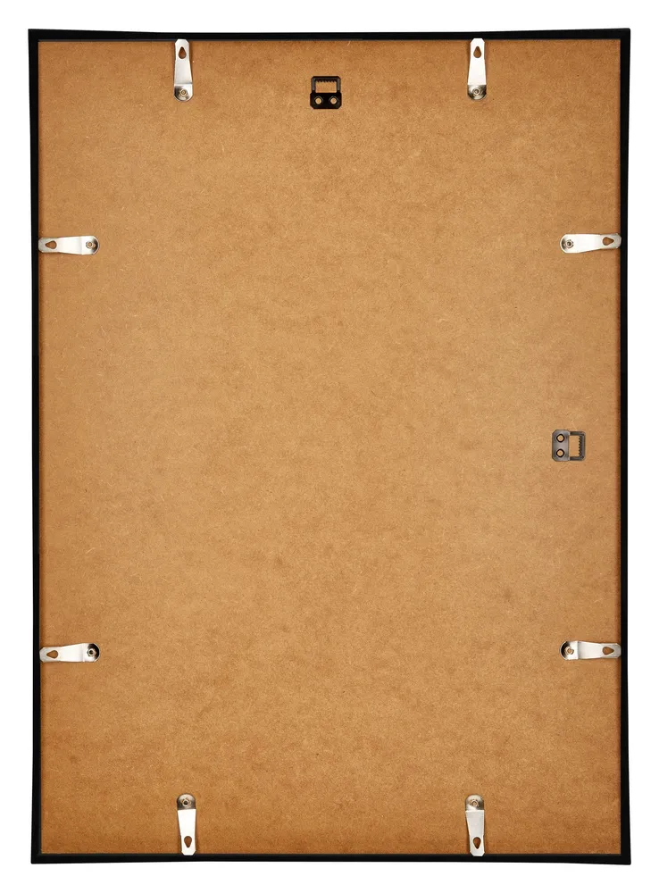 Bilderrahmen 21x30 cm - Schwarz Hochglanz - Kunststoff - Annecy