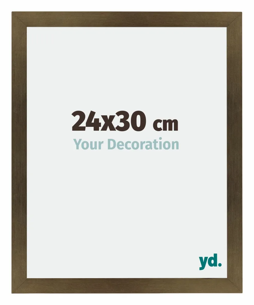 Bilderrahmen 24x30 cm - Bronze Dekor - MDF - Mura