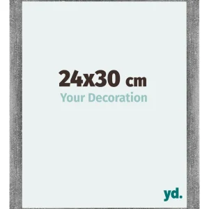 Bilderrahmen 24x30 cm - Grau Gewischt - MDF - Mura