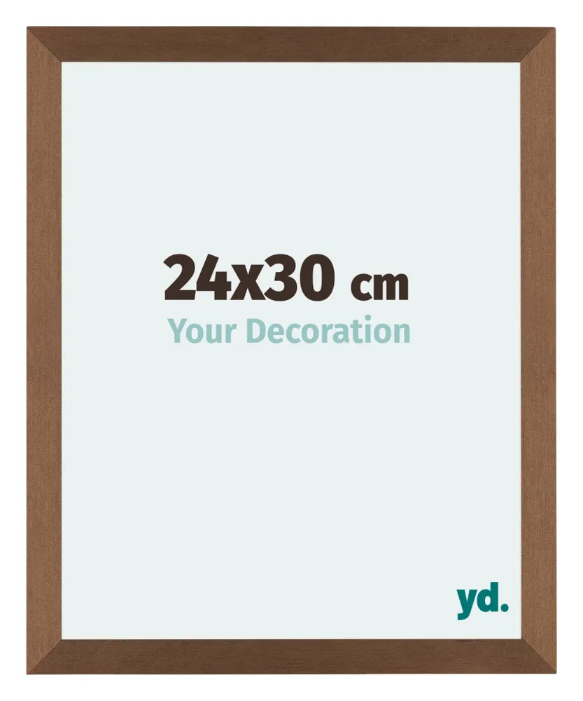 Bilderrahmen 24x30 cm - Kupfer Dekor - MDF - Mura