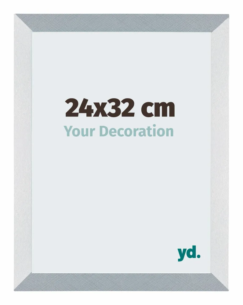 Bilderrahmen 24x32 cm - Aluminium - Gebürstet - MDF - Mura
