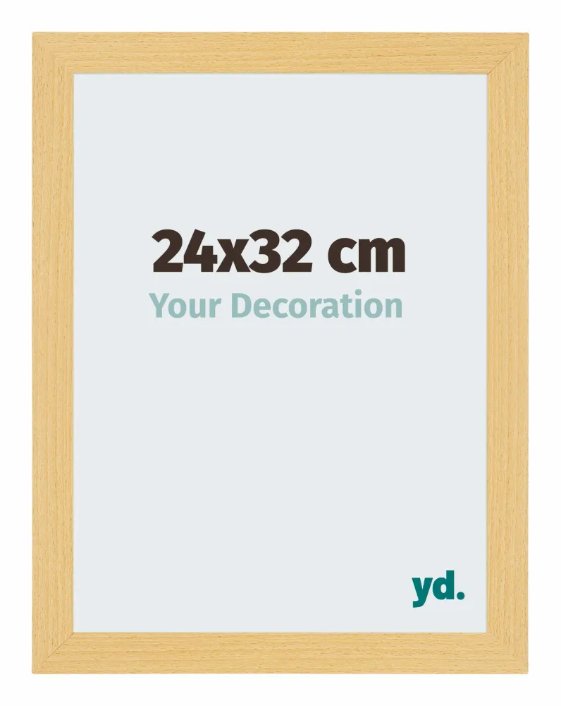 Bilderrahmen 24x32 cm - Buche Dekor - MDF - Mura