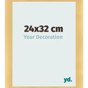 Bilderrahmen 24x32 cm - Gold Matt - MDF - Pisa