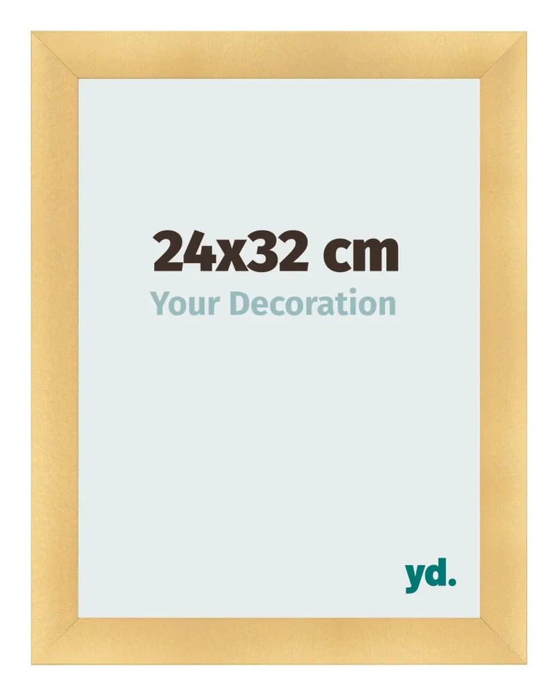 Bilderrahmen 24x32 cm - Gold Matt - MDF - Pisa