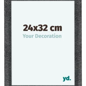 Bilderrahmen 24x32 cm - Grau Gewischt - MDF - Como
