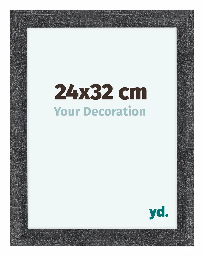 Bilderrahmen 24x32 cm - Grau Gewischt - MDF - Como