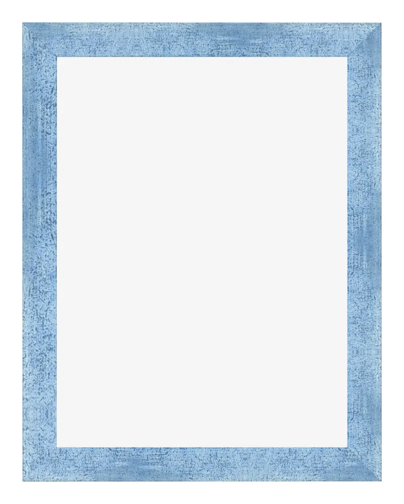 Bilderrahmen 24x32 cm - Hellblau Gewischt - MDF - Pisa