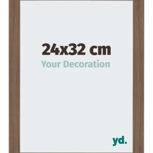 Bilderrahmen 24x32 cm - Nussbaum Dunkel - MDF - Mura