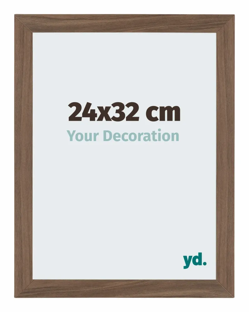 Bilderrahmen 24x32 cm - Nussbaum Dunkel - MDF - Mura