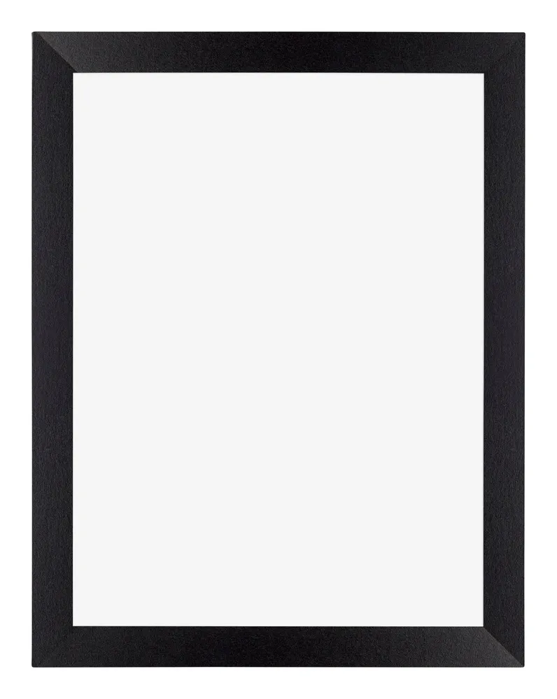 Bilderrahmen 24x32 cm - Schwarz Matt - MDF - Mura