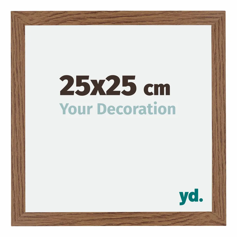 Bilderrahmen 25x25 cm - Eiche Rustikal - MDF - Mura