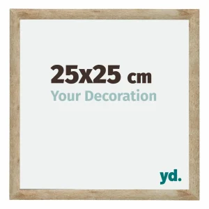 Bilderrahmen 25x25 cm - Gold - MDF - Catania