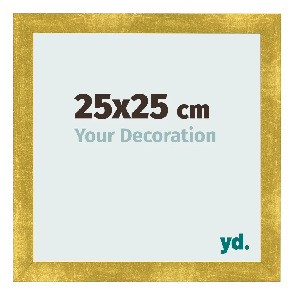 Bilderrahmen 25x25 cm - Gold Vintage - MDF - Pisa