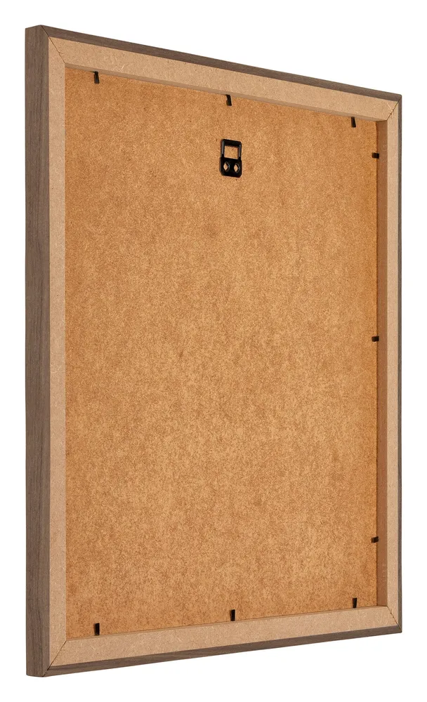 Bilderrahmen 25x25 cm - Nussbaum Dunkel - MDF - Mura