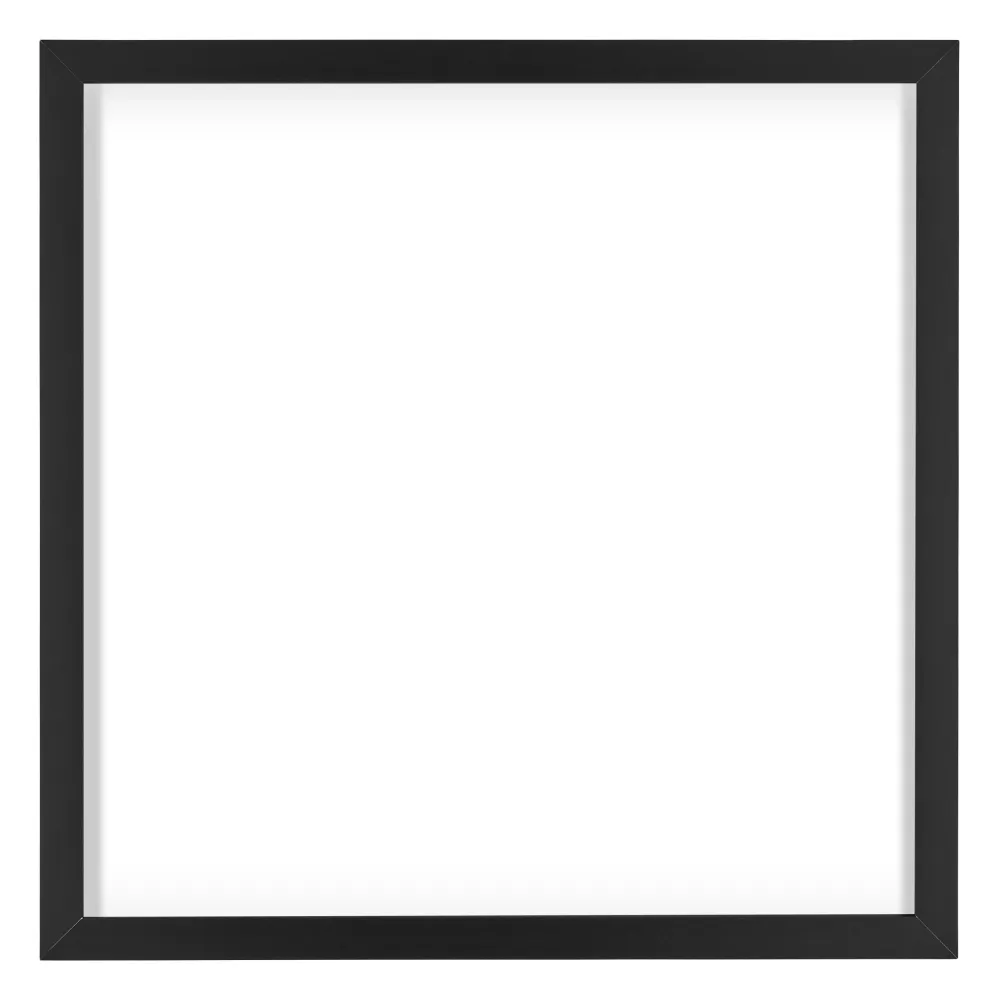 Bilderrahmen 25x25 cm - Schwarz - Aluminium - Virginia
