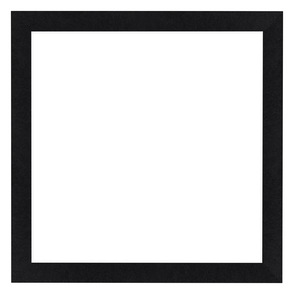 Bilderrahmen 25x25 cm - Schwarz Matt - MDF - Como