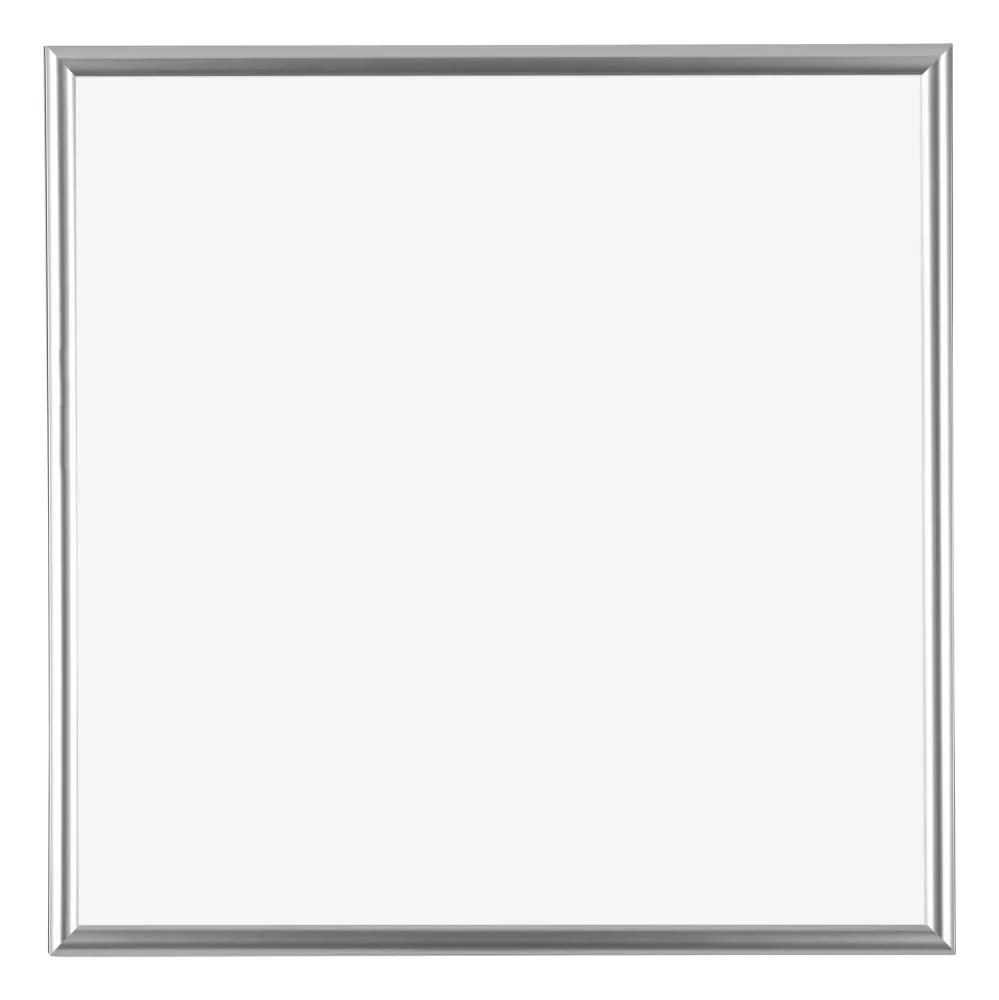 Bilderrahmen 25x25 cm - Silber - Kunststoff - Bordeaux