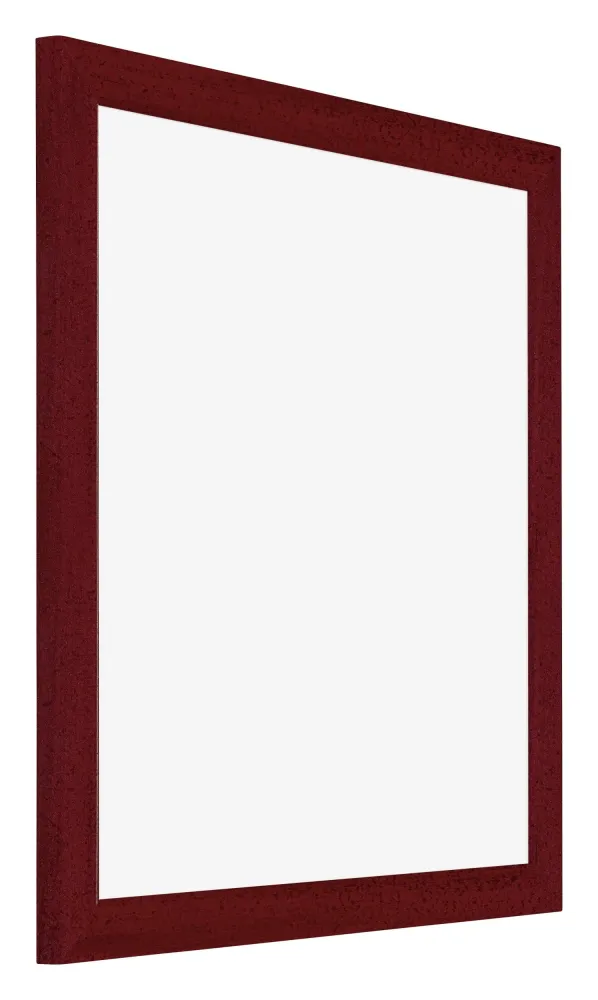 Bilderrahmen 25x25 cm - Weinrot Gewischt - MDF - Mura