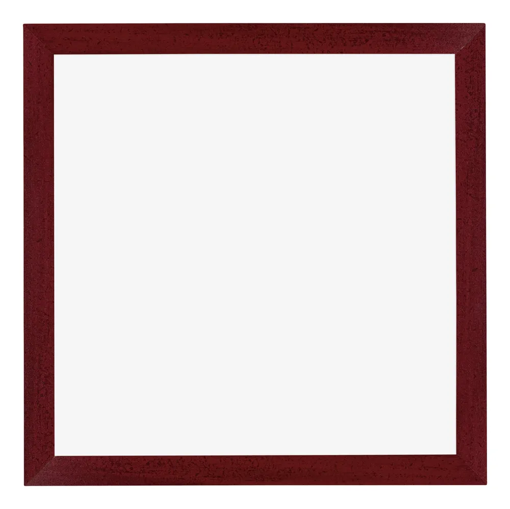 Bilderrahmen 25x25 cm - Weinrot Gewischt - MDF - Mura