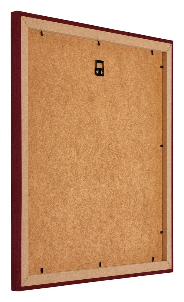 Bilderrahmen 25x25 cm - Weinrot Gewischt - MDF - Mura