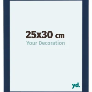 Bilderrahmen 25x30 cm - Dunkelblau Gewischt - MDF - Como