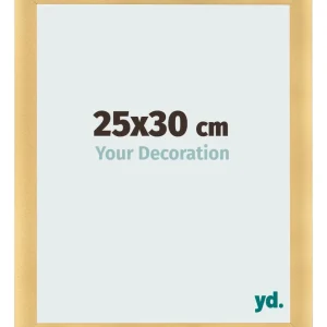 Bilderrahmen 25x30 cm - Gold Matt - MDF - Pisa