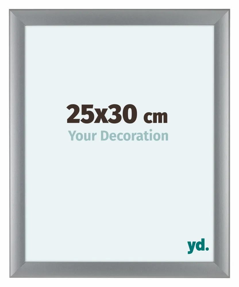 Bilderrahmen 25x30 cm - Silber Matt - MDF - Como