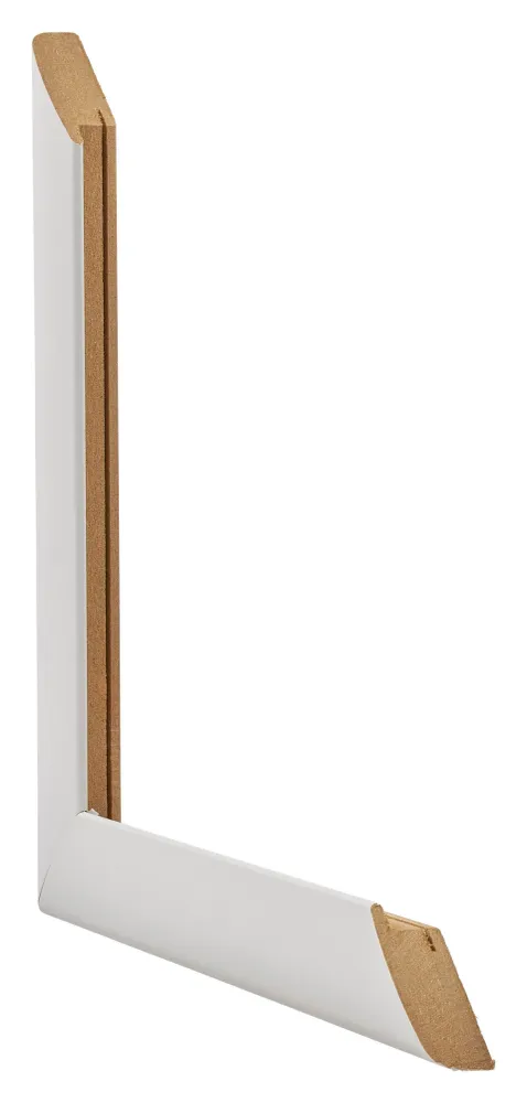 Bilderrahmen 25x30 cm - Weiß Matt - MDF - Como