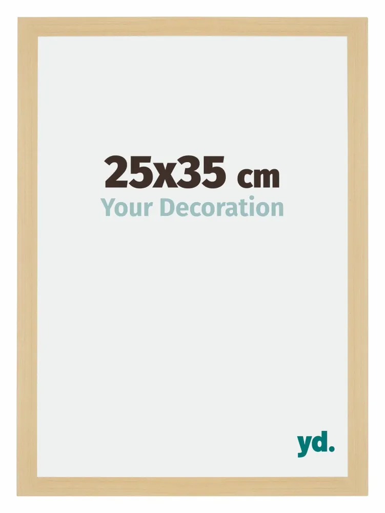Bilderrahmen 25x35 cm - Ahorn Dekor - MDF - Mura