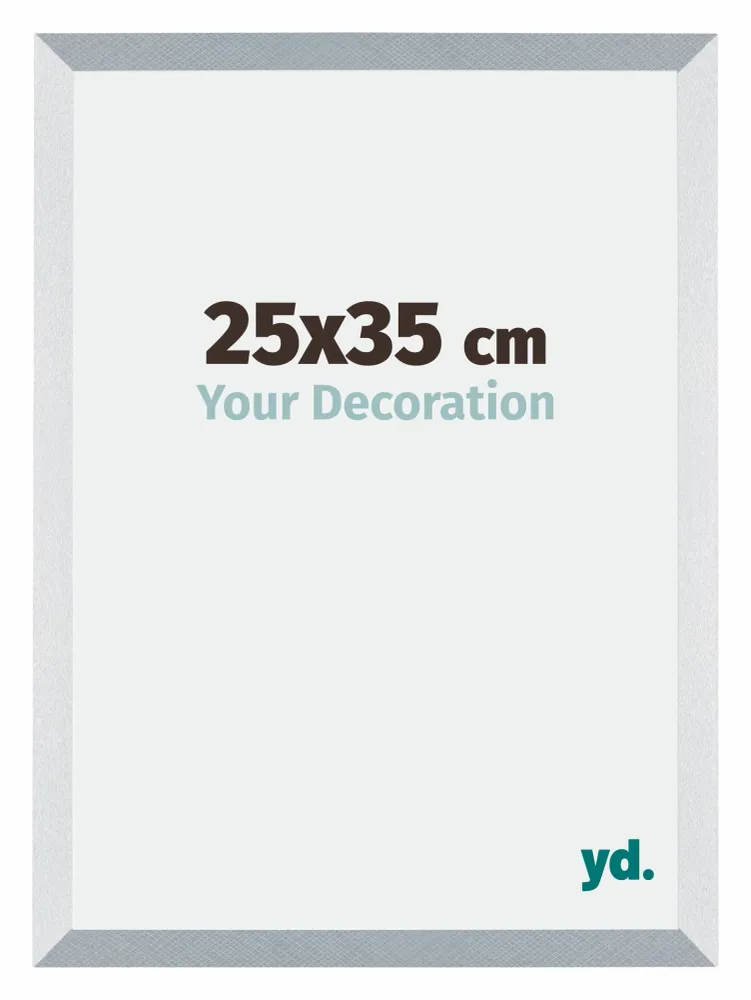 Bilderrahmen 25x35 cm - Aluminium - Gebürstet - MDF - Mura