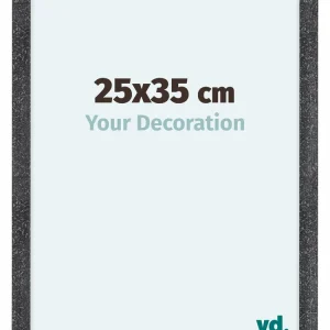 Bilderrahmen 25x35 cm - Grau Gewischt - MDF - Como