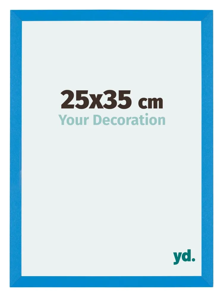 Bilderrahmen 25x35 cm - Hellblau - MDF - Mura