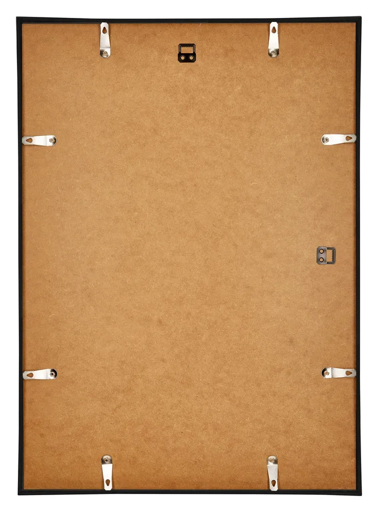 Bilderrahmen 25x35 cm - Schwarz Matt - Kunststoff - Annecy