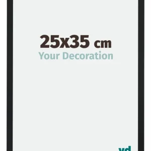 Bilderrahmen 25x35 cm - Schwarz Matt - MDF - Catania