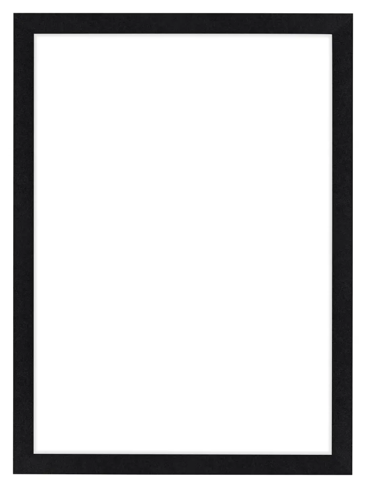 Bilderrahmen 25x35 cm - Schwarz Matt - MDF - Como
